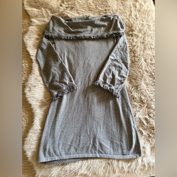 Anthropologie THML Off-Shoulder Dress with Fringe - Picture 6 of 14